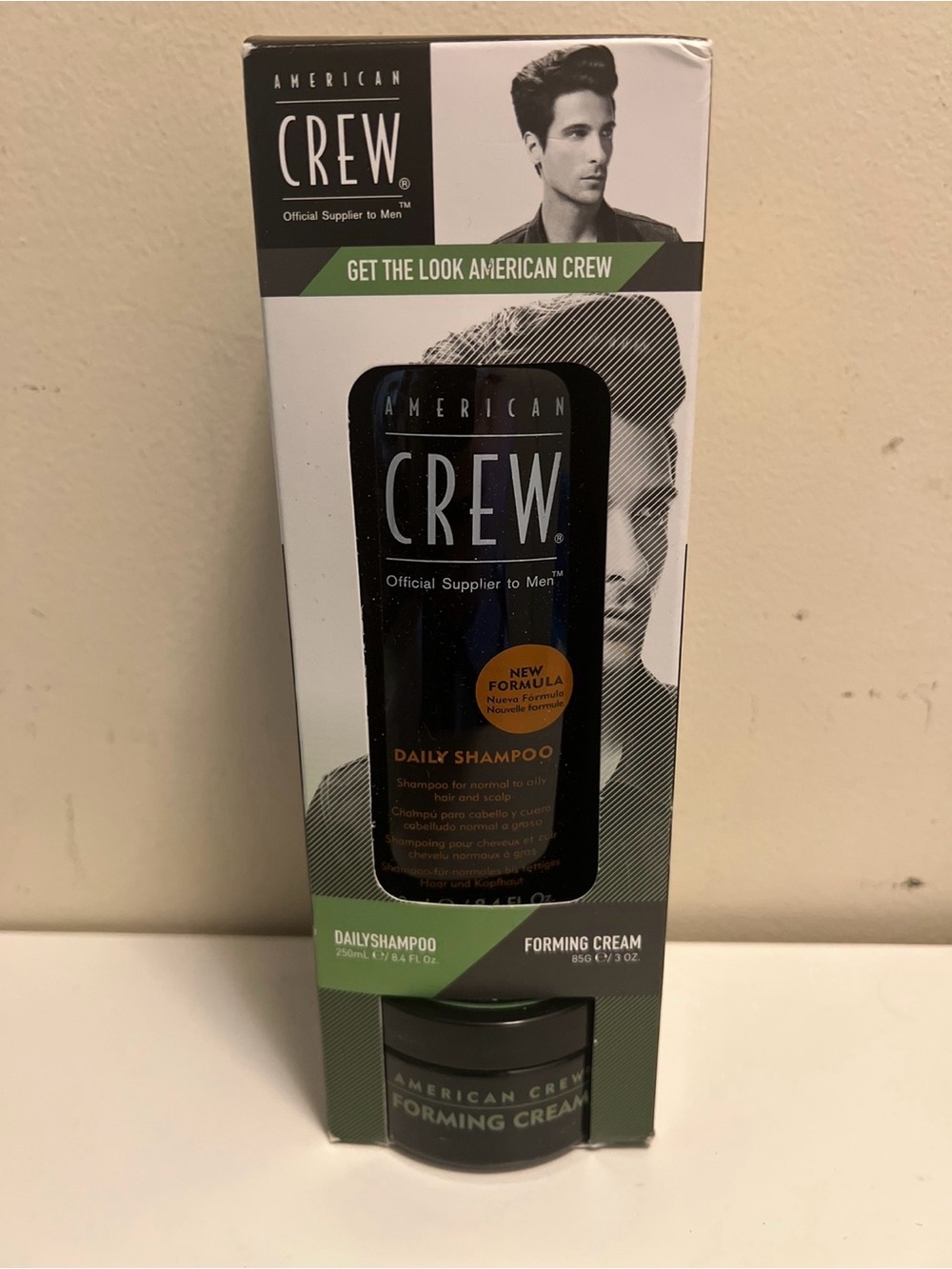New-Daily Shampoo & Forming Cream Set - Black